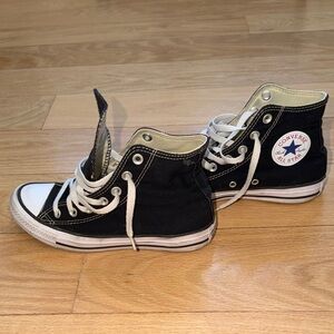 Converse Black and White High-Top Sneakers